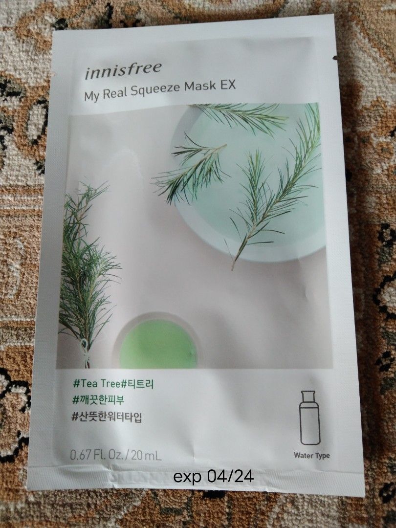 Innisfree Face Mask (exp 2024), Beauty & Personal Care, Face, Face Care