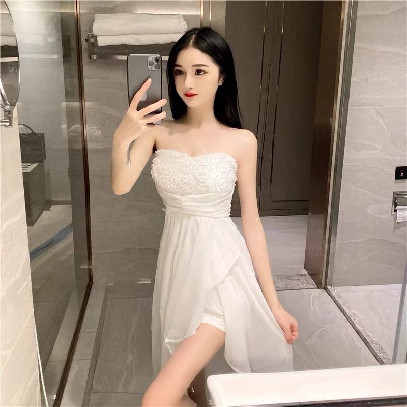 Minimalist midi dress online