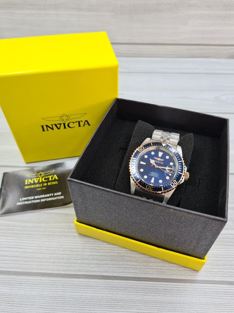 INVICTA PRO DIVER AUTOMATIC BRAND NEW ORIGINAL (Category: Luxury Watches) located in Angeles City. Submitted by dapperguy (Listing ID 1208719494, Image 3). Description: INVICTA PRO DIVER AUTOMATIC BRAND NEW 😍SALE PRICE: P7,800 ⌚ORIGINAL PRICE: P20,000 💯 ORIGINAL and AUTHENTIC 👌 1 Year Warranty NH35A AUTOMATIC MOVEMENT FLAME FUSION CRYSTAL GLASS CASE SIZE: 42 mm CASE THICKNESS: 12 mm 200 Meters Water Resistant Screw Down Crown Please direct mes