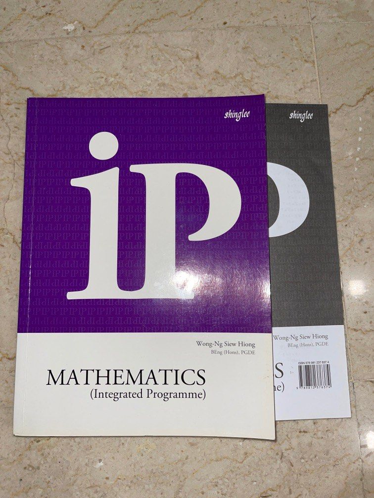 IP mathematics (Category: Assessment Books) located in Singapore. Submitted by wiwong1 (Listing ID 1208828697, Image 1). Description: $4 for the book.