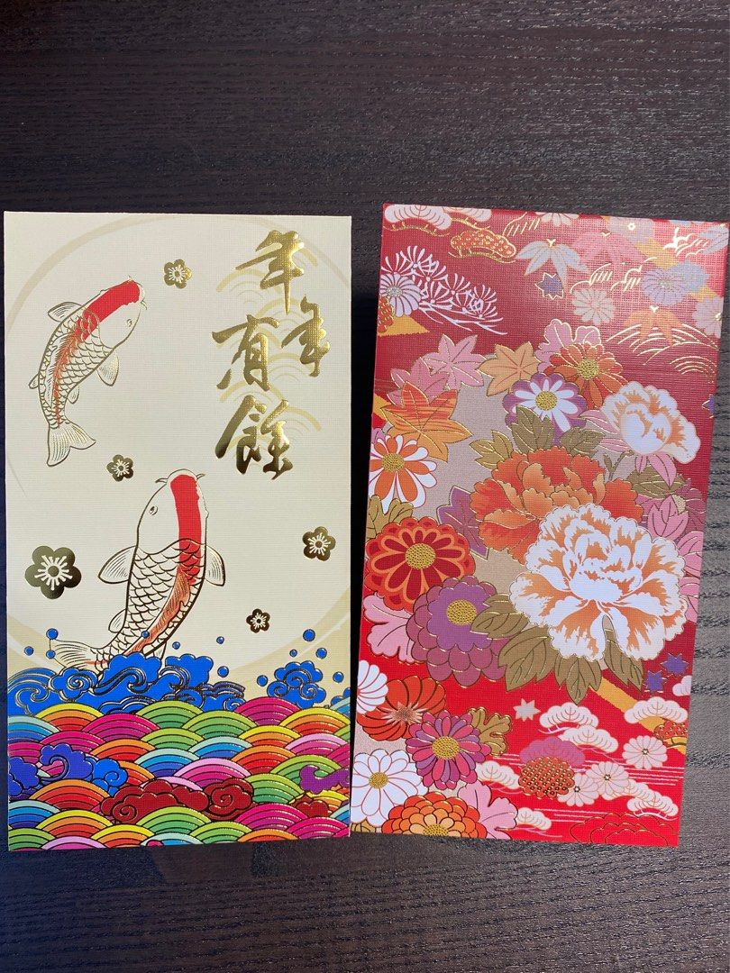 Jane Street雙色燙金利是封, 興趣及遊戲, 手作＆自家設計, 文具及工藝- 畫作及印刷品- Carousell