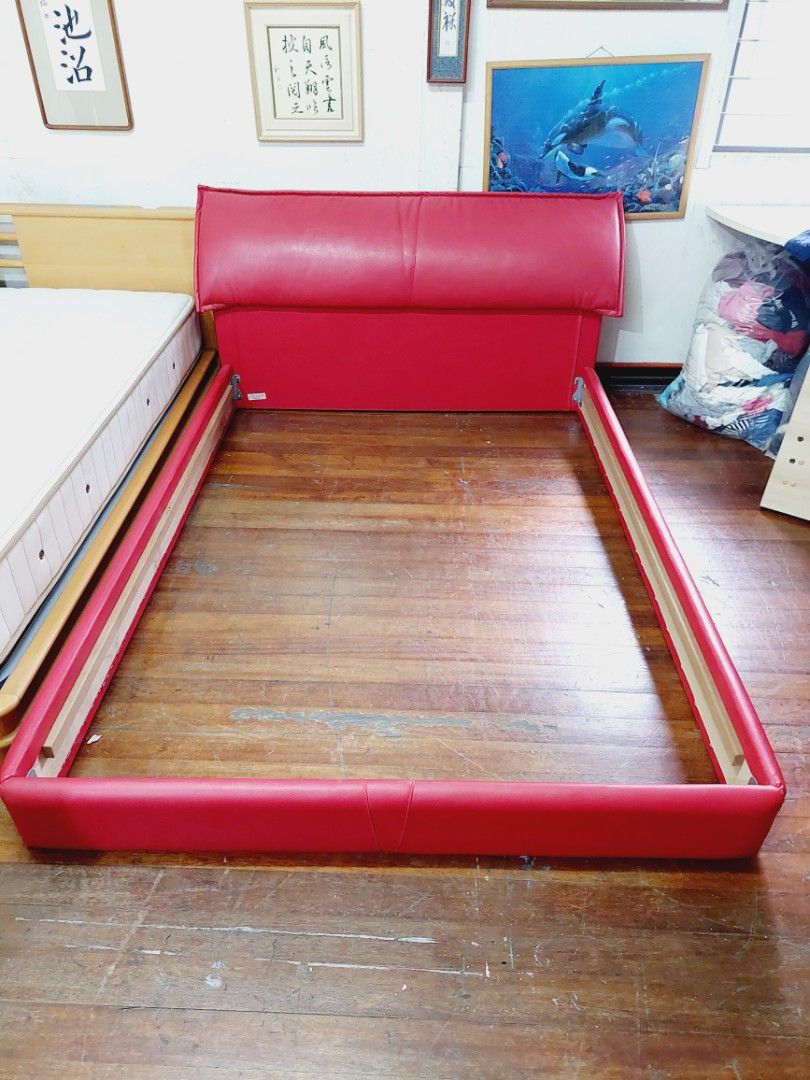 Japan Bed Set Double Size (Leather Frame), Furniture & Home Living