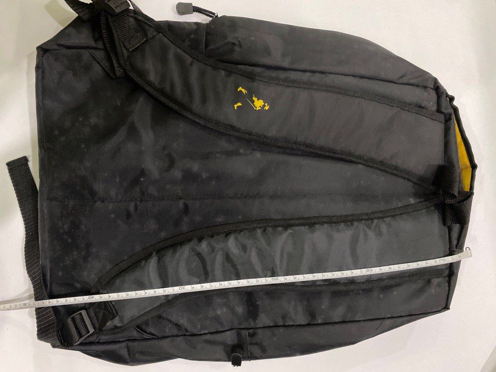 Johnnie Walker black backpack big spacious computer laptop travel work