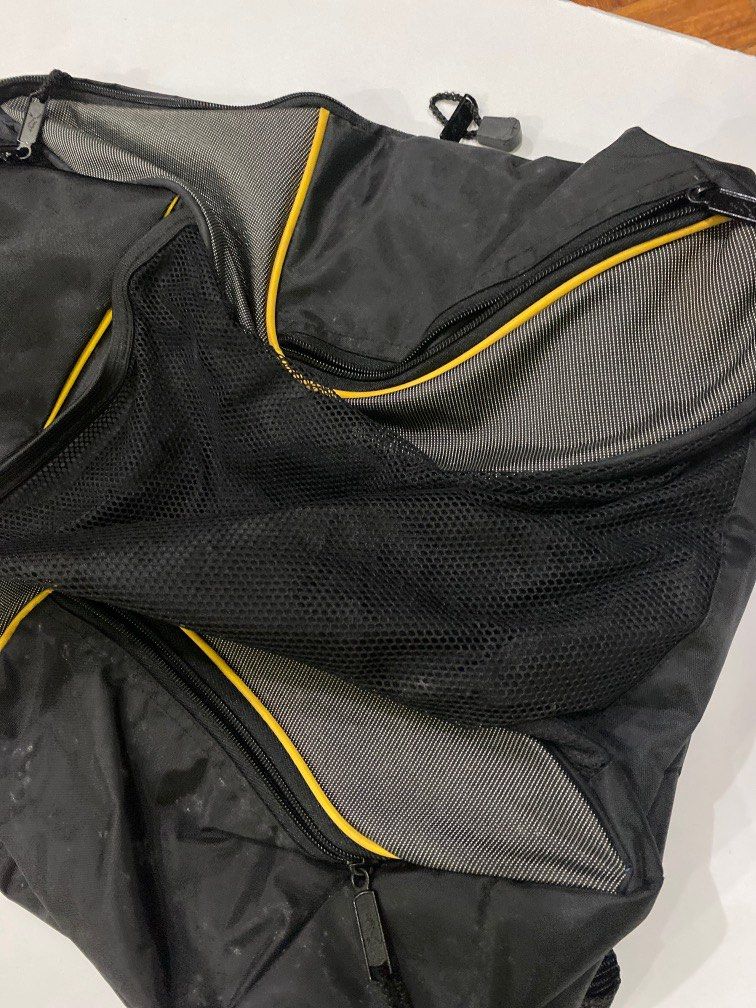 Johnnie Walker black backpack big spacious computer laptop travel work