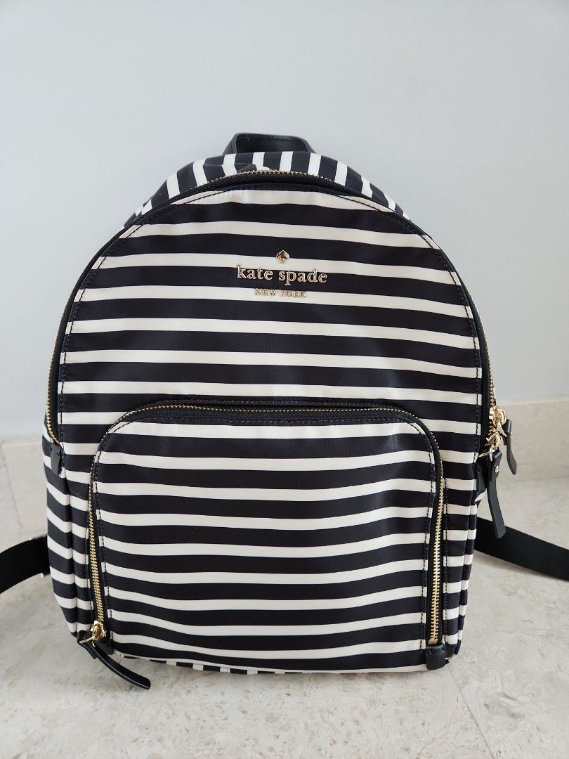 Kate spade clearance backpack stripes