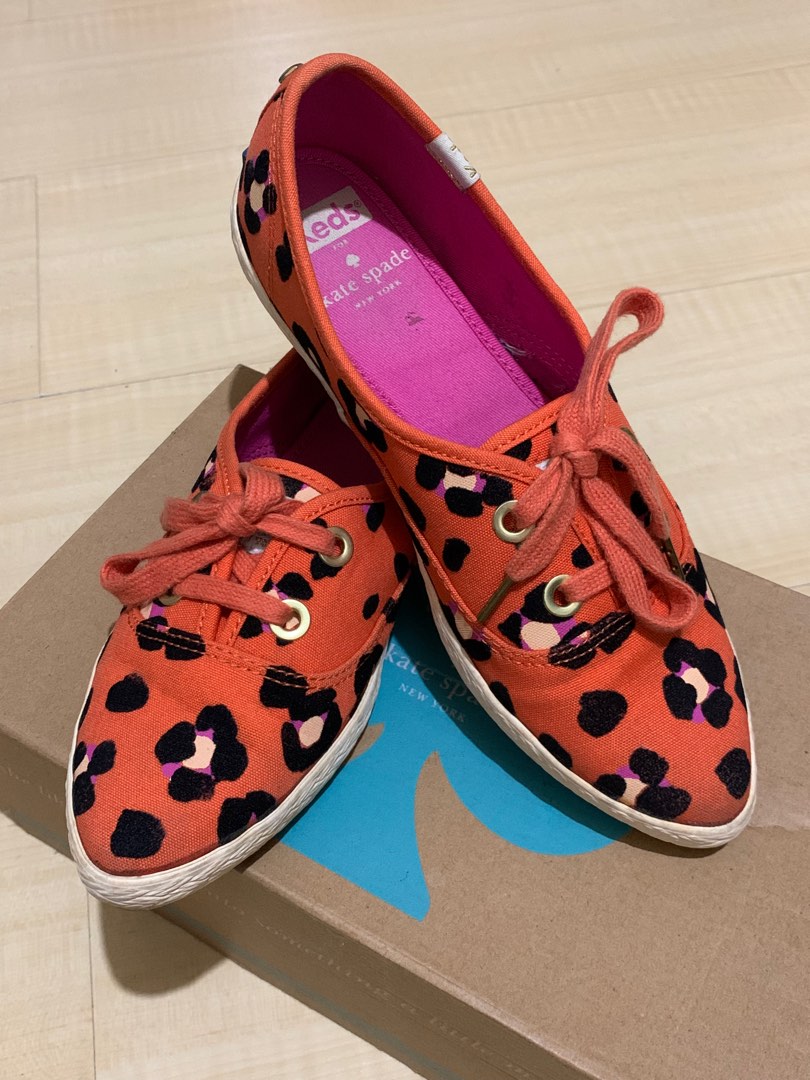 Keds x Kate Spade Pointer Cheetah Orange Women s Fashion