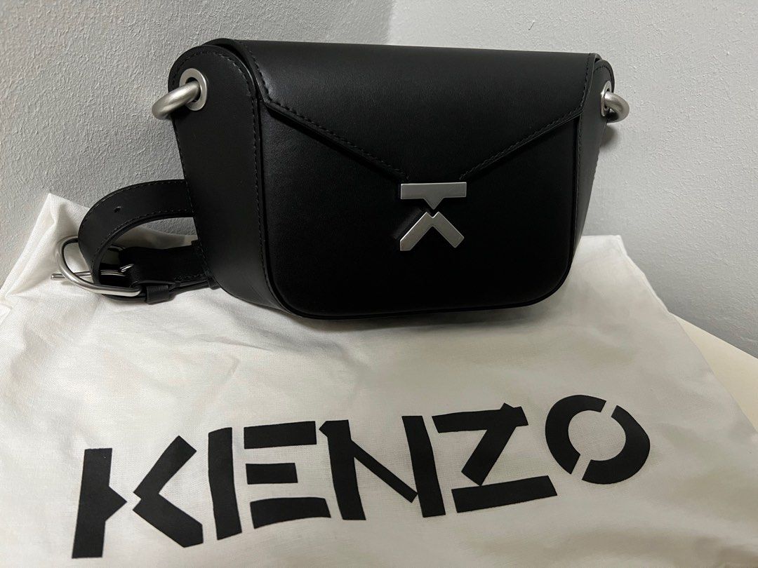 Kenzo k small discount leather crossbody bag