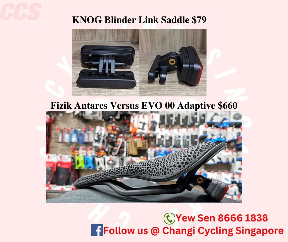 Knog Blinder Link Rear Light With Saddle Mount, Sports Equipment