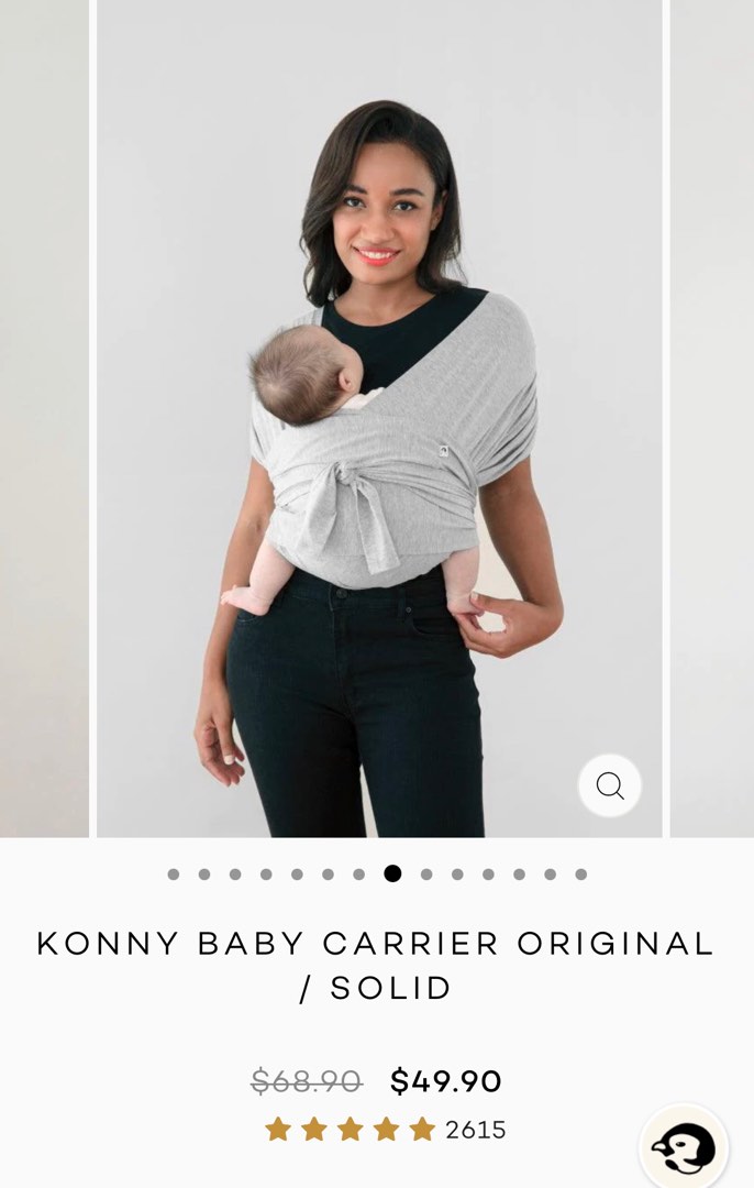 Konny Baby Carrier size S, Babies & Kids, Going Out, Carriers & Slings