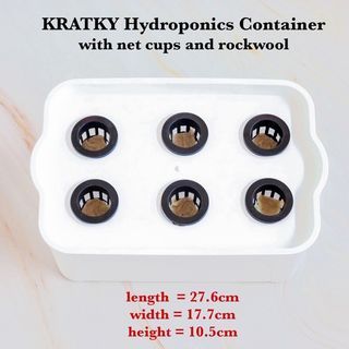 KRATKY Hydroponics Starter Kit  (small) - 6 holes