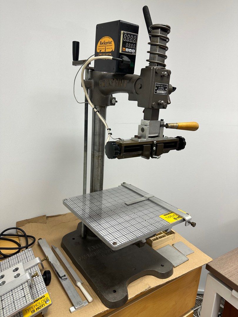 Kwikprint hot stamping machine model 86, Business Services, Printing