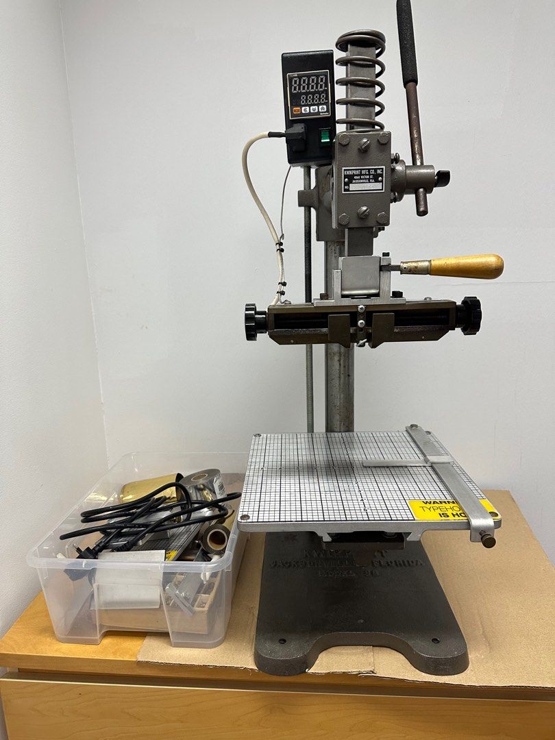 Kwikprint hot stamping machine model 86, Business Services, Printing