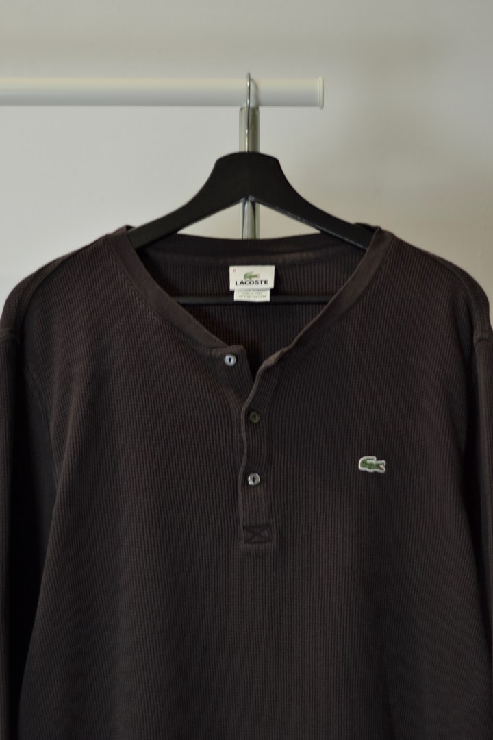 Lacoste Henley Shirt Longsleeve Men s Fashion Tops Sets