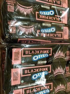 Limited edition Black pink oreo cookies