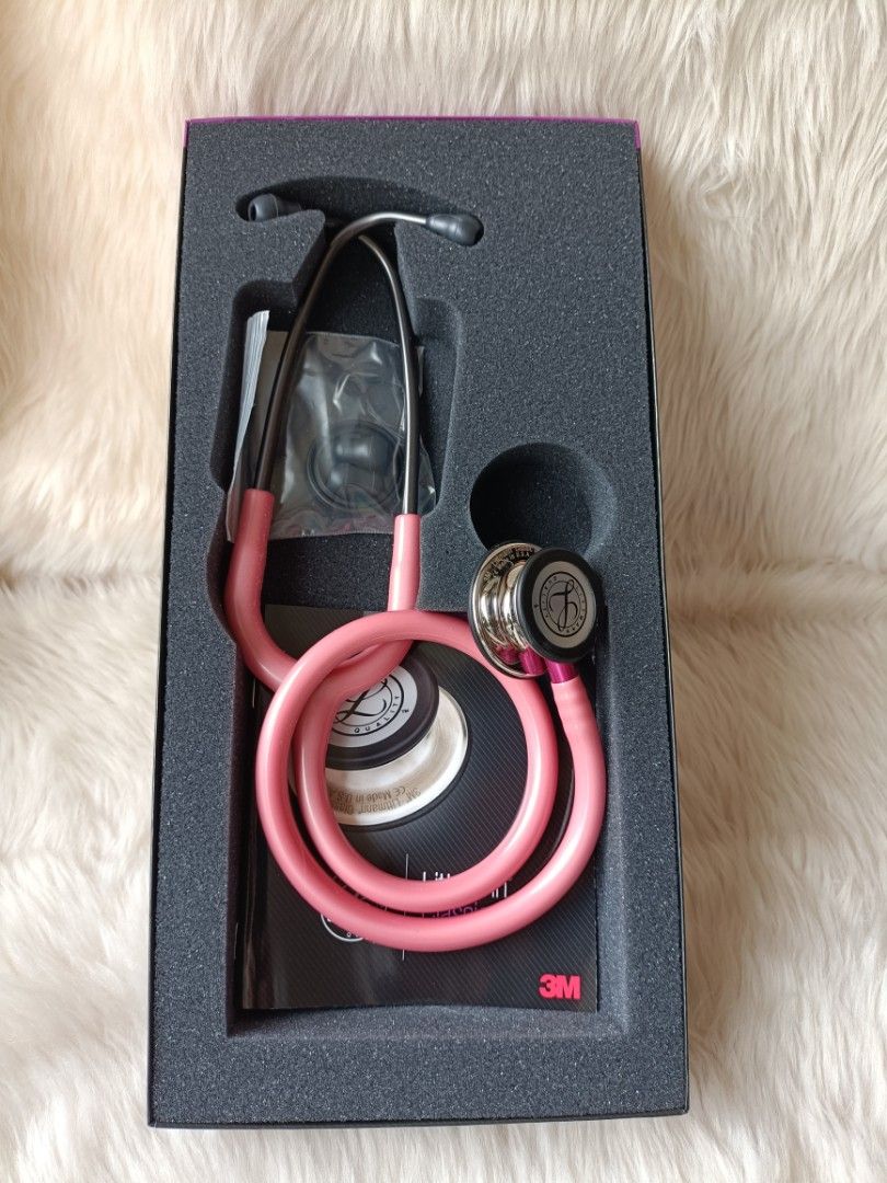 Littmann Stethoscope Classic III Limited Edition Pink Tube Mirror Finish Chestpiece, Health