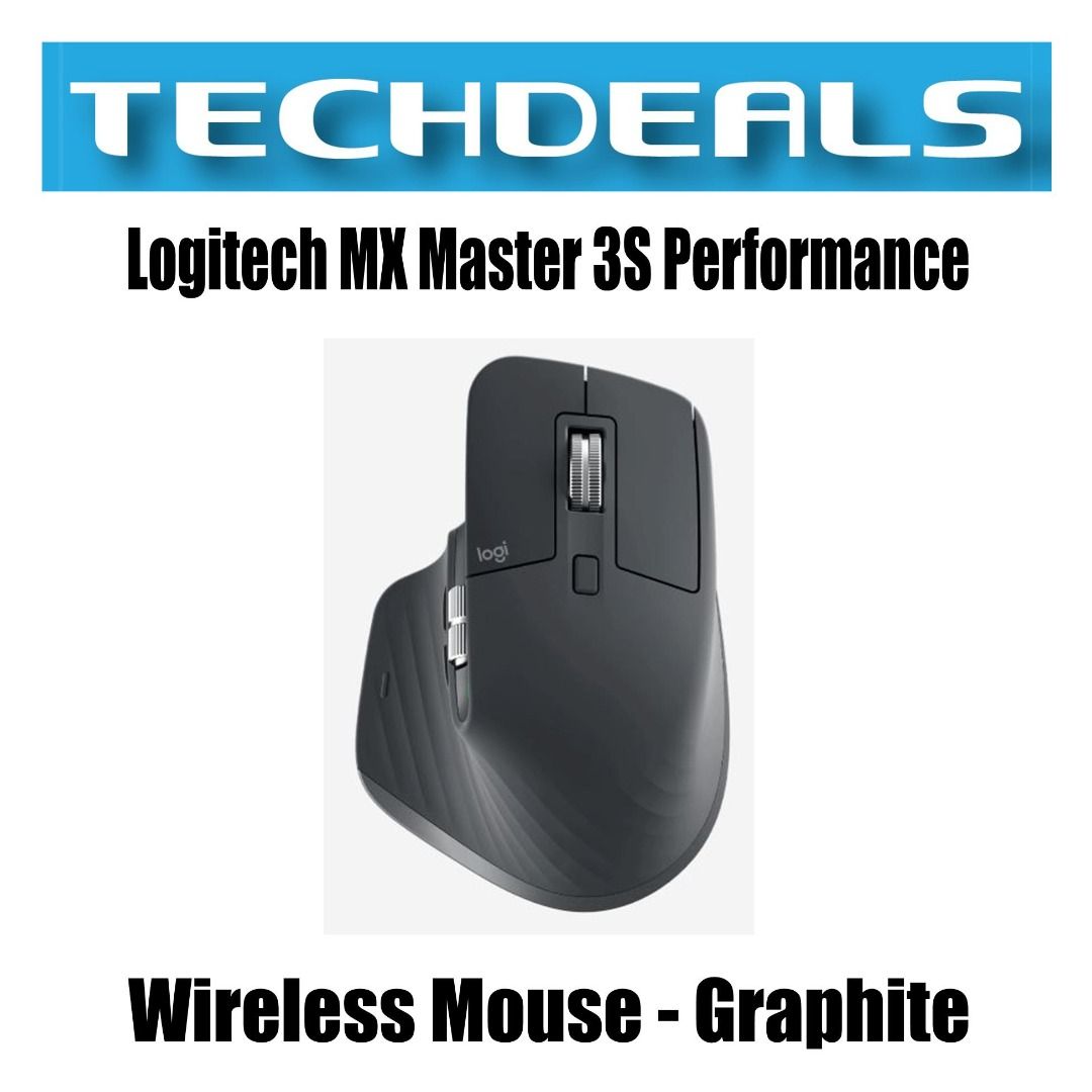 Logitech MX Master 3S Performance Wireless Mouse - Graphite, Computers ...
