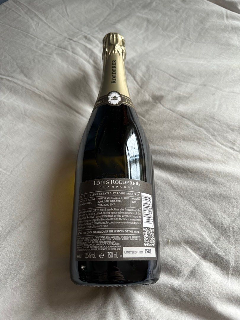 Louis Roederer Collection 243 Champagne, 嘢食& 嘢飲, 酒精飲料