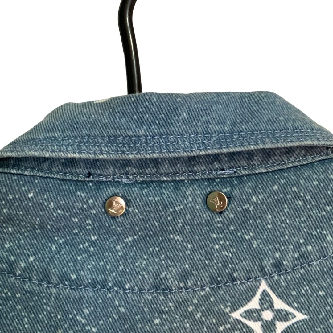 Louis Vuitton, Jackets & Coats, Hplouis Vuitton 220 Monogram Spray Denim  Jacket