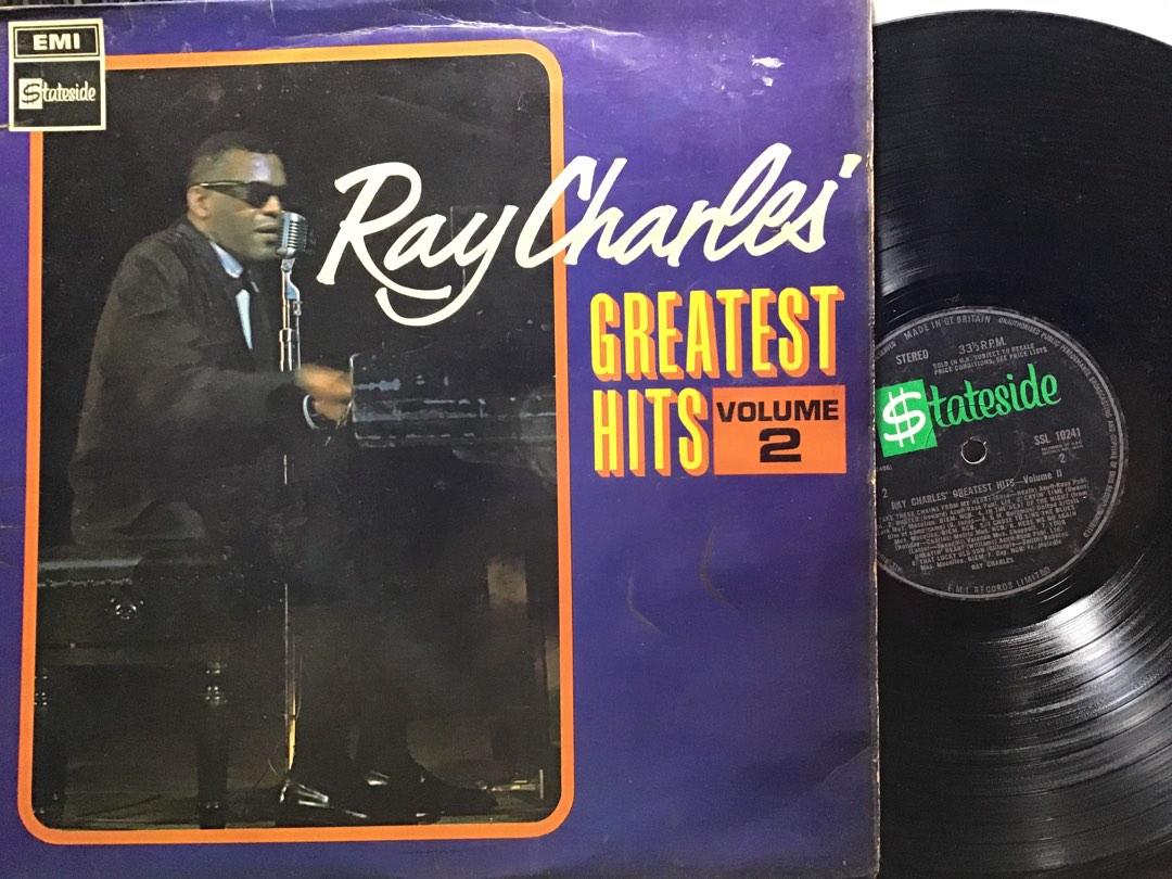 LP Ray Charles - Greatest Hits vol 2 OOP VINYL RECORD Anubis Jazz ...