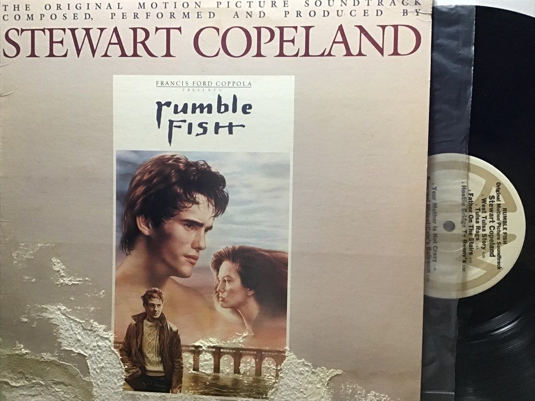Rumble Fish ポリス　サウンドトラック LPレコード Rumble Fish ポリス サウンドトラック LPレコード Rumble Fish Police