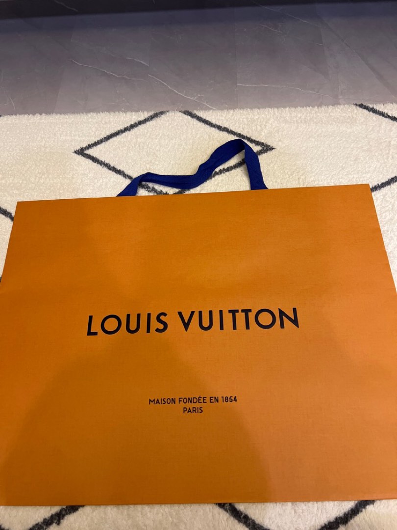 lv shopping bag paper