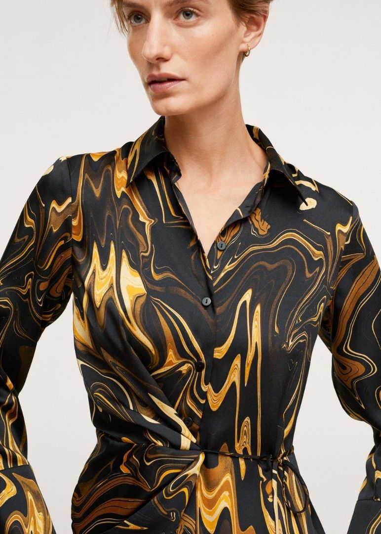 Mango long sleeve maxi dress best sale