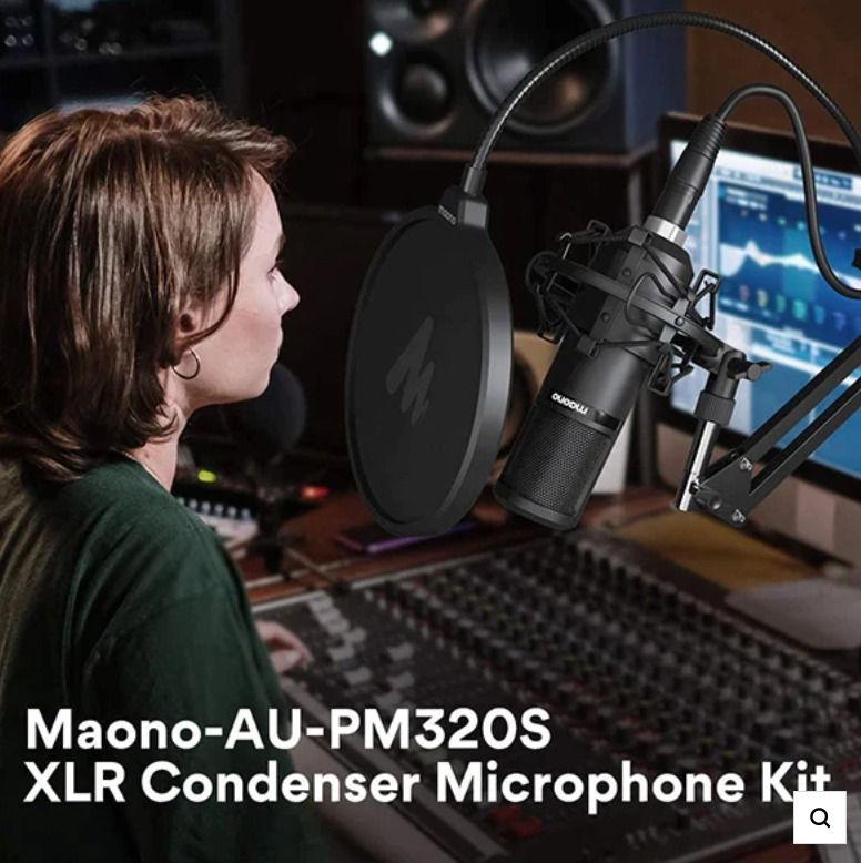 MAONO PM320S Studio Condenser XLR Microphone, Audio, Microphones on ...