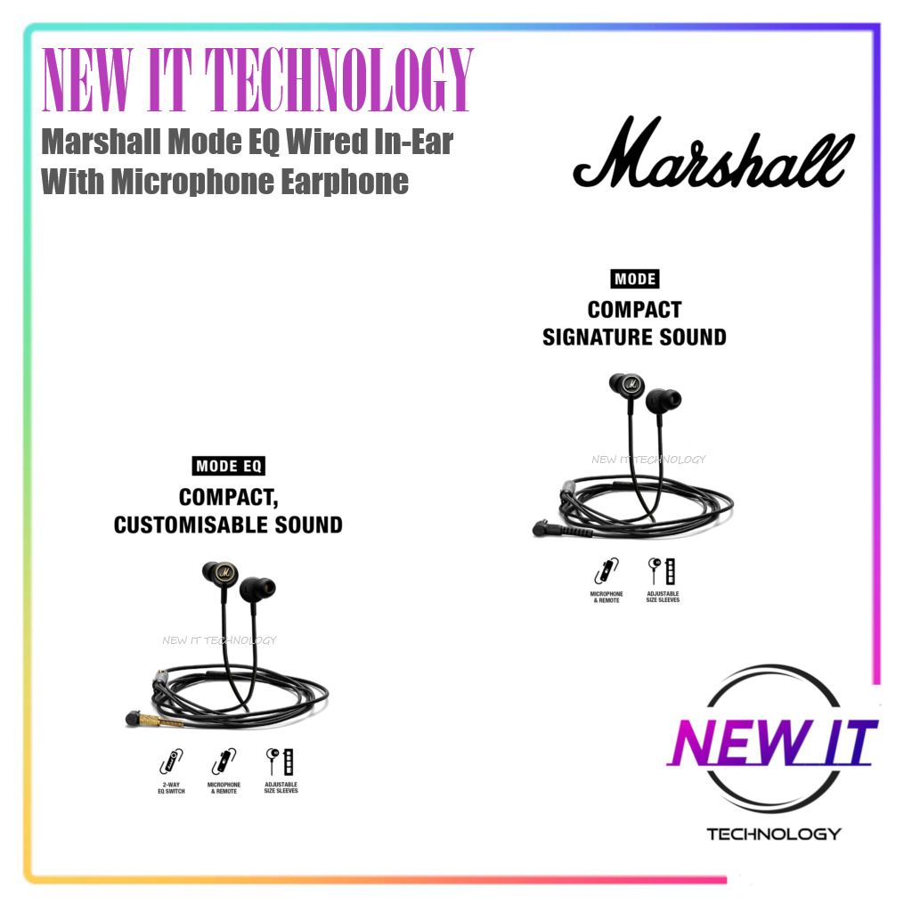 Marshall mode eq discount black & brass
