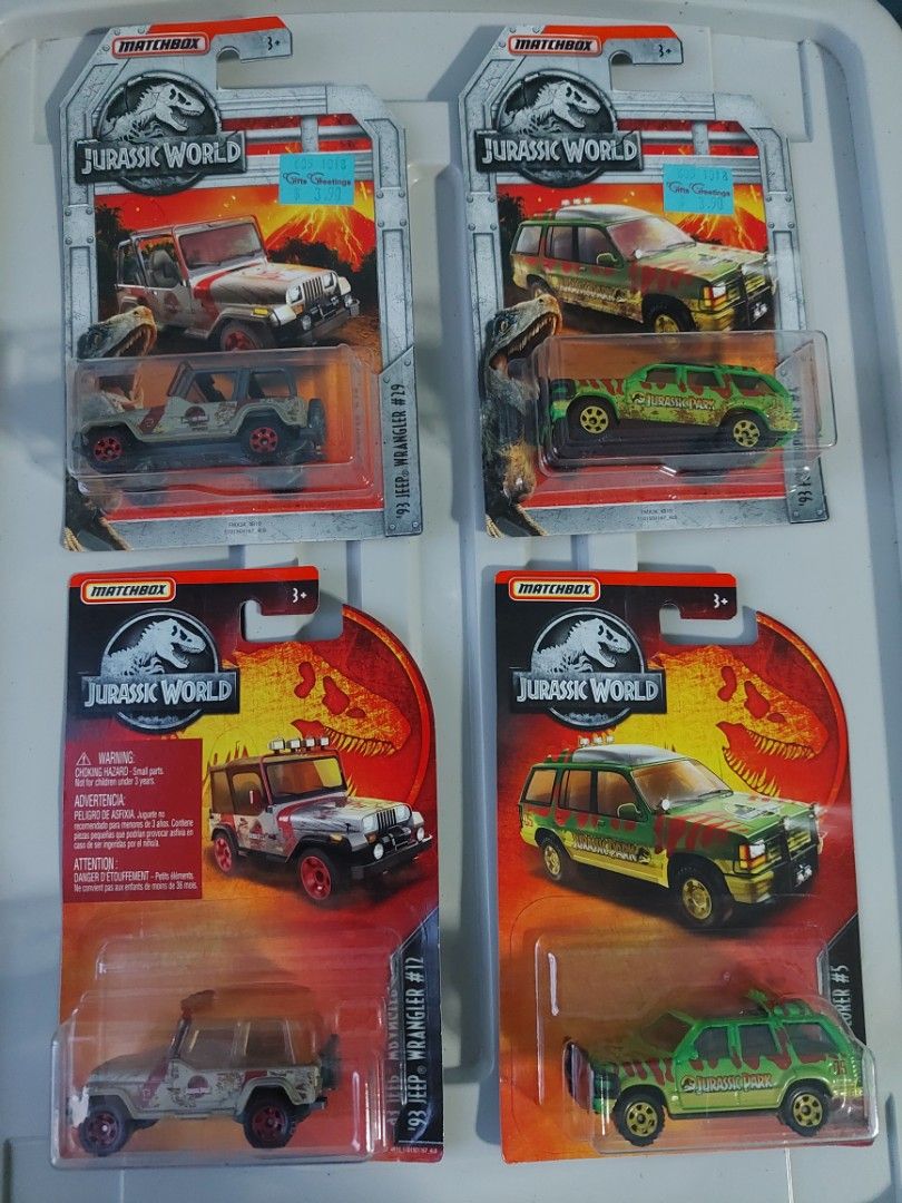Matchbox jurassic world 2019 sales