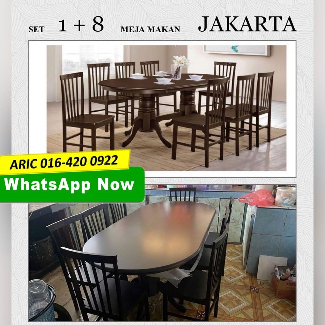 MEJA MAKAN ANSURAN KEDAI, Furniture & Home Living, Furniture, Tables