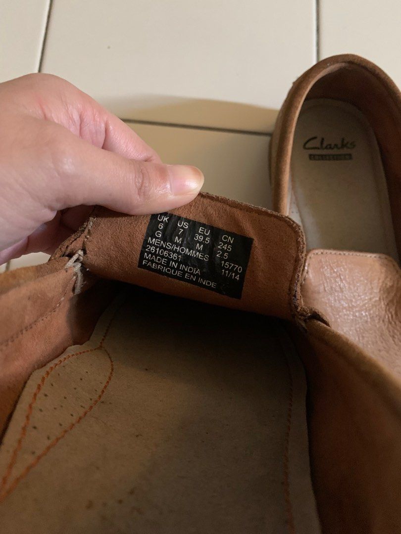 Clarks mens shop shoes size 14