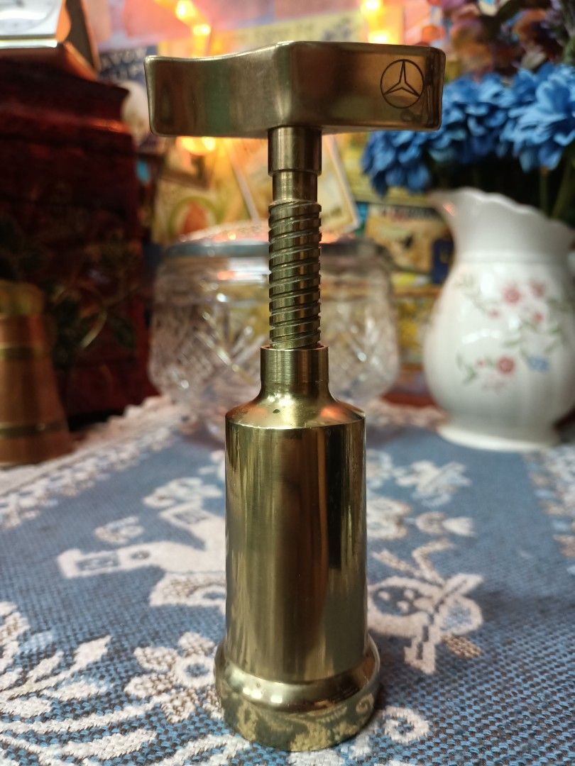 MERCEDES Brass Corkscrew. - Vintage Mechanical Corkscrew heavy, Hobbies &  Toys, Collectibles & Memorabilia, Vintage Collectibles on Carousell