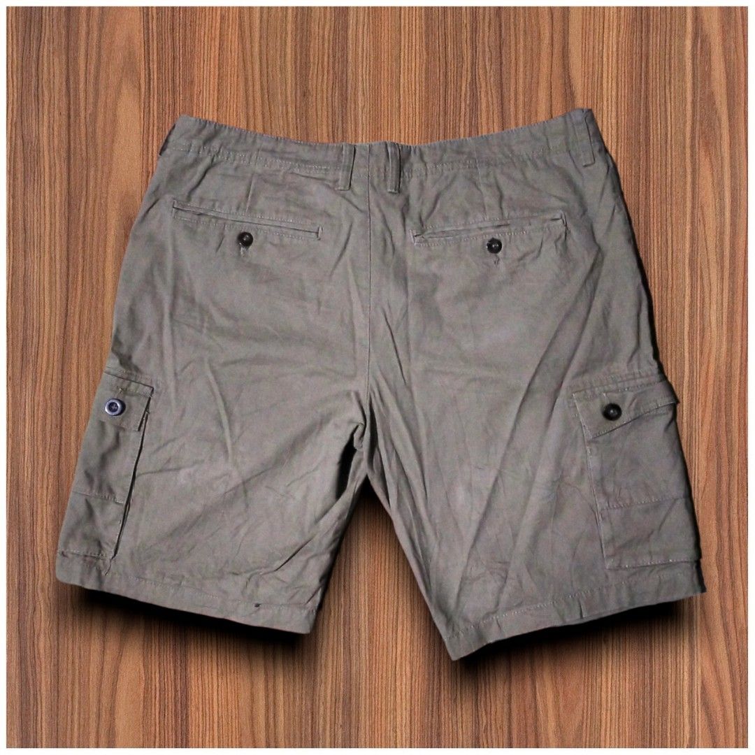 Merona Mens Cargo Shorts Brown Size 36W Men s Fashion Bottoms
