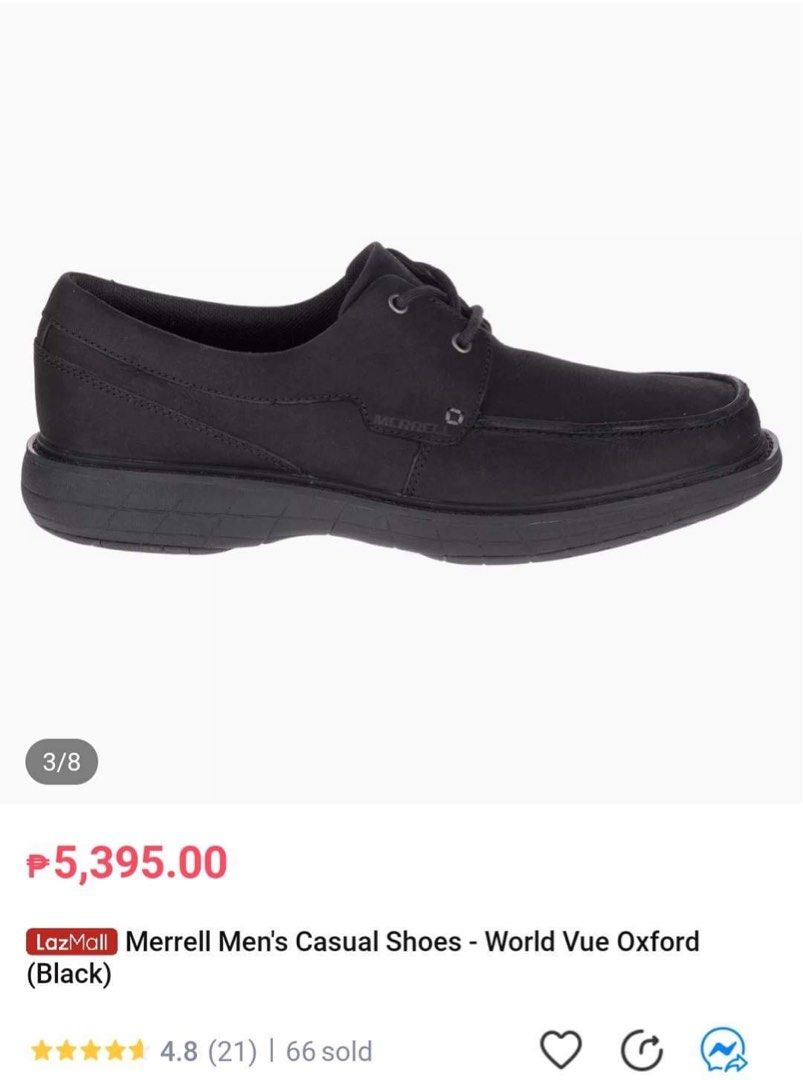 Merrell world vue best sale oxford shoes