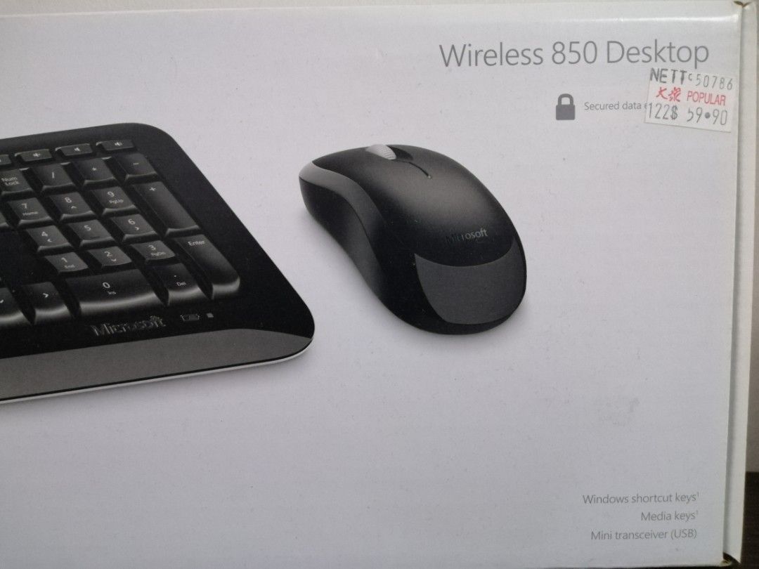 Microsoft keyboard and mouse set computers tech parts accessories