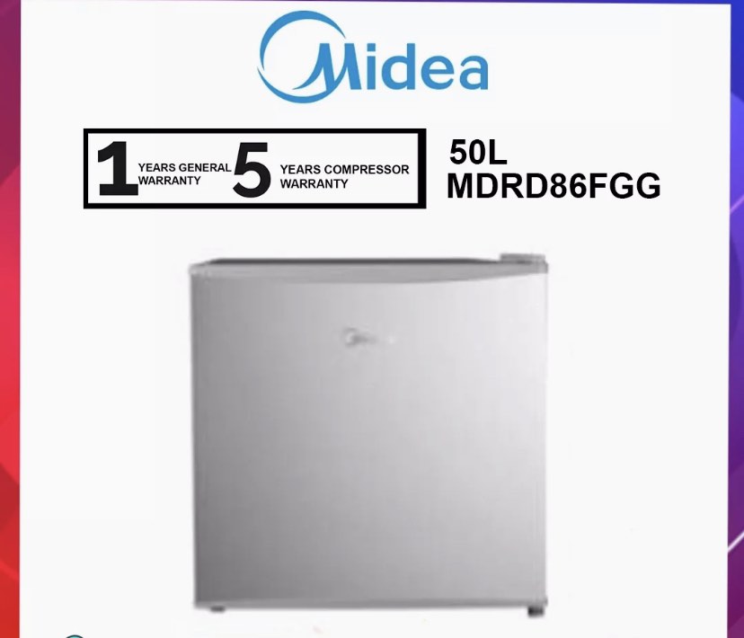 Midea Mini Fridge 50L, TV & Home Appliances, Kitchen Appliances