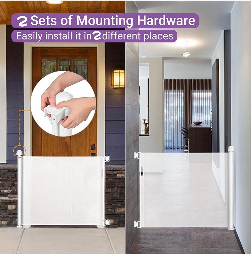 Momcozy Retractable Safety Gate, Babies & Kids, Baby Nursery & Kids