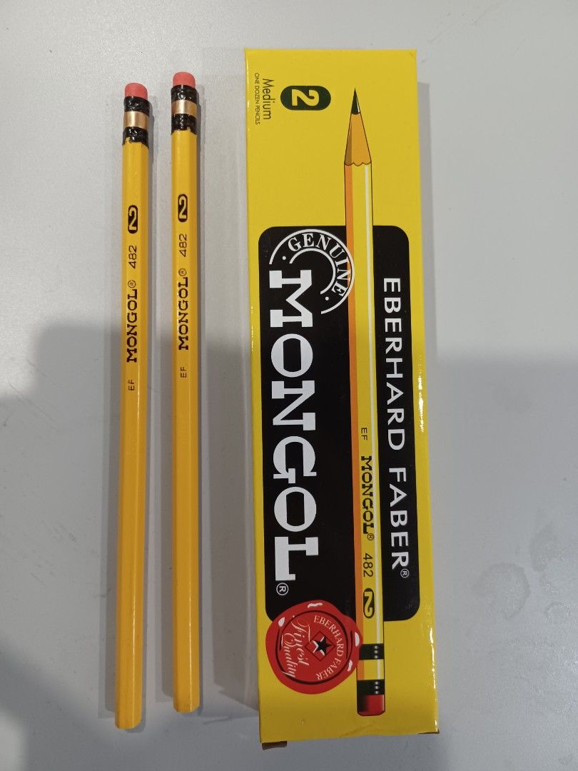 Mongol pencil no.2, Hobbies & Toys, Stationary & Craft, Stationery & School Supplies on Carousell