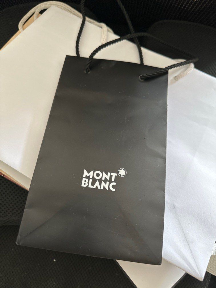 Montblanc paper bag, Luxury, Accessories on Carousell