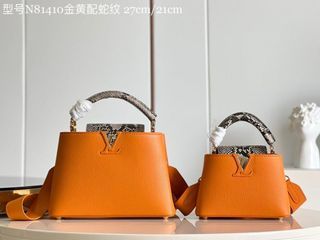 Louis Vuitton Emeraud Python Capucines BB Bag