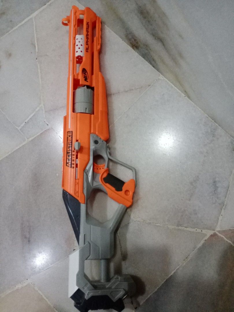 Nerf Gun, Nerf Alpha hawk (accustrike series), Hobbies & Toys, Toys
