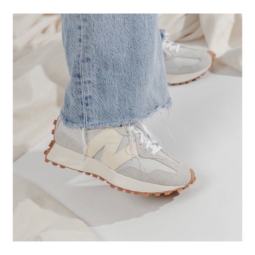 new balance 327 summer fog macadamia