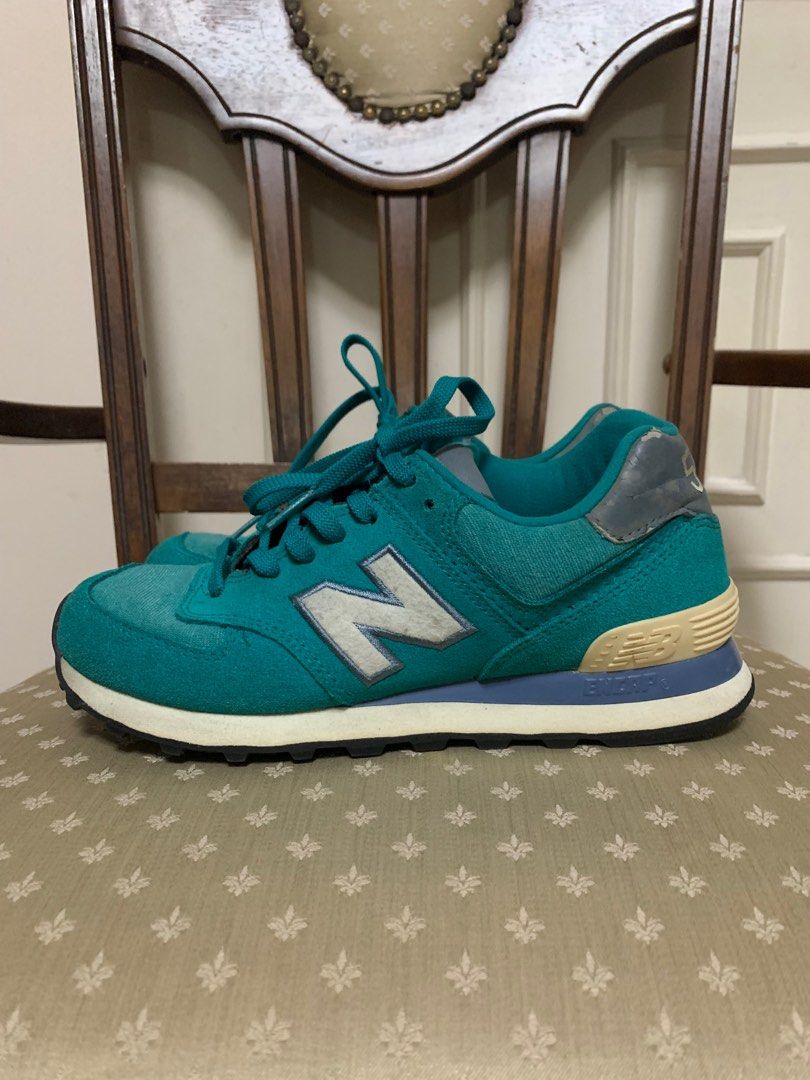 New Balance 574 Pennant Green size 37.5 Women s Fashion Footwear
