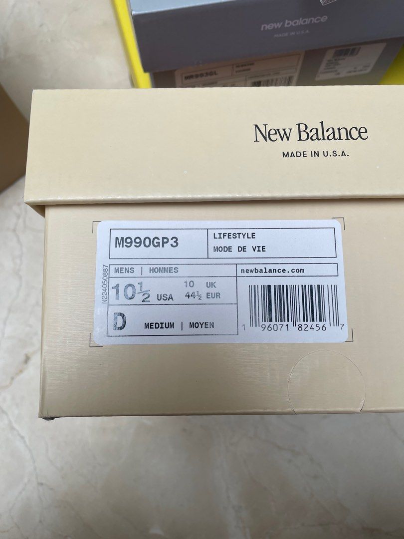 New balance 993 Aime Leon Dore M990GP3 990GP3 全新UK10 US10.5 44.5