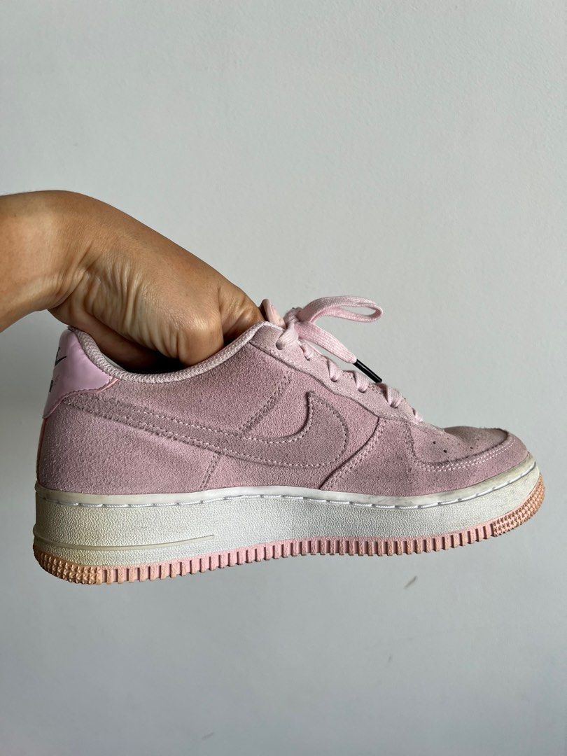 Pink air force clearance ones smiley face