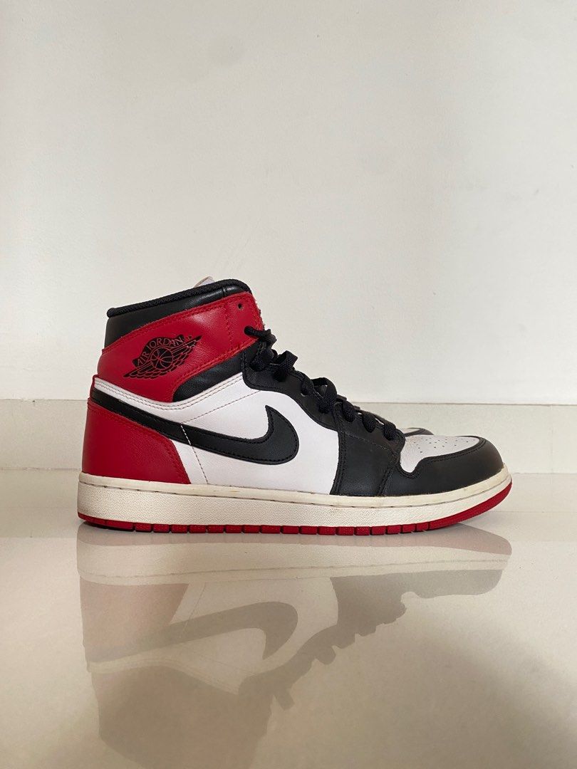 Nike air jordan 1 black toe 2013 Men s Fashion Footwear
