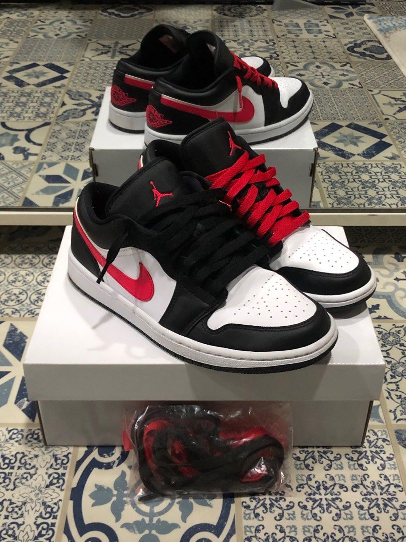 womens air jordan 1 low siren red