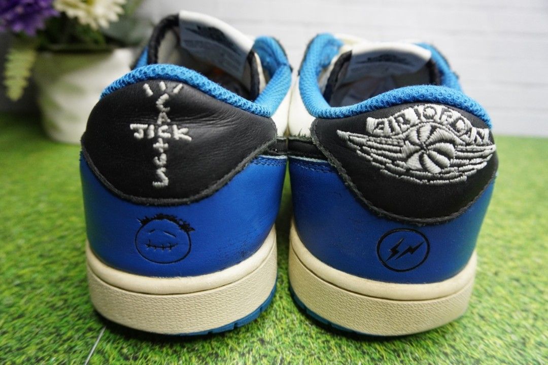 Nike Air Jordan 1 Low x Travis Scott Fragment Design , Size 43 Insole 27.5  cm , Made in Vietnam