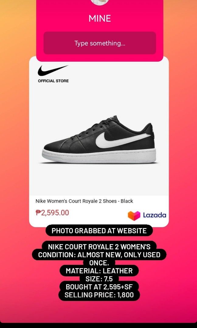 wmns nike court royal