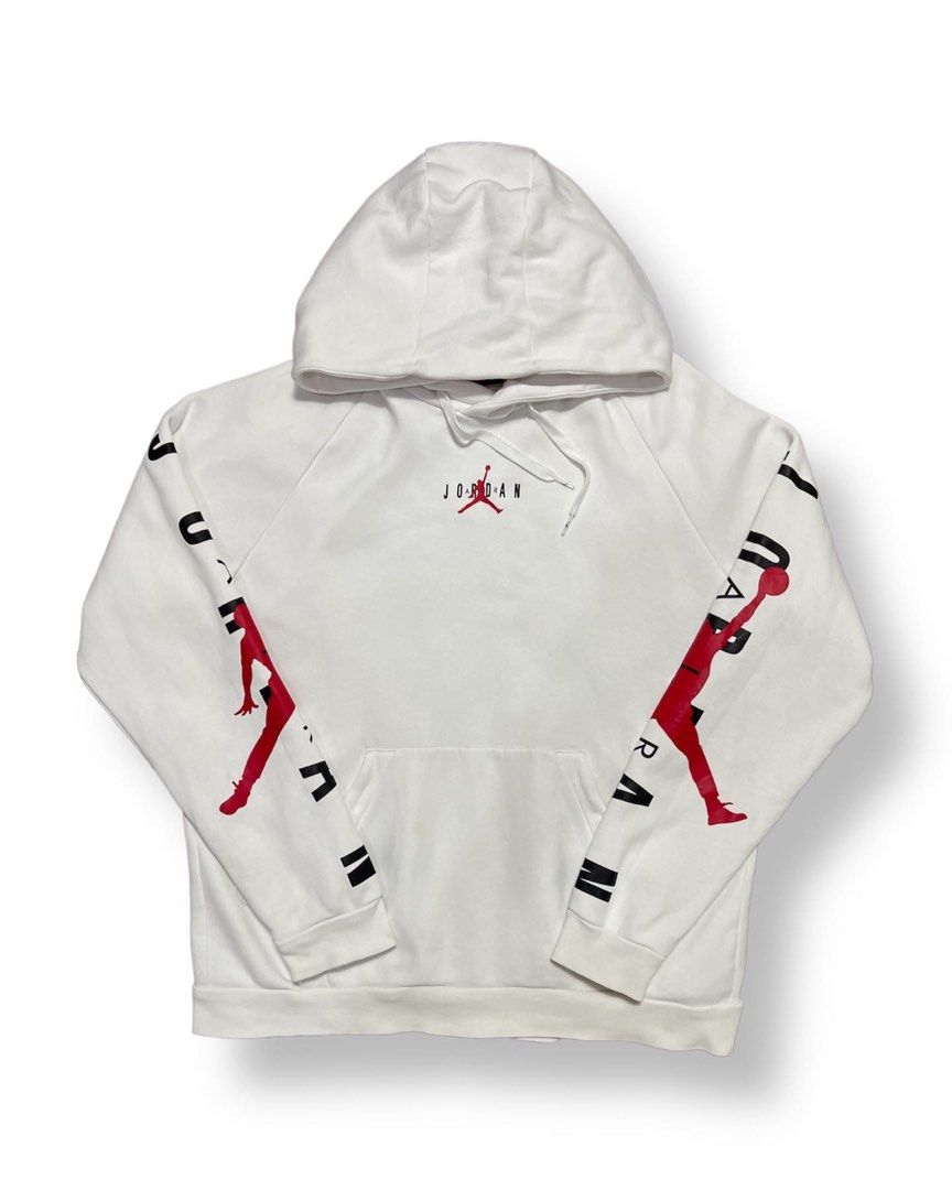 Jordan jumpman clearance air hoodie white
